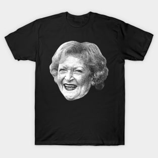 BETTY WHITE VINTAGE WHITE T-Shirt